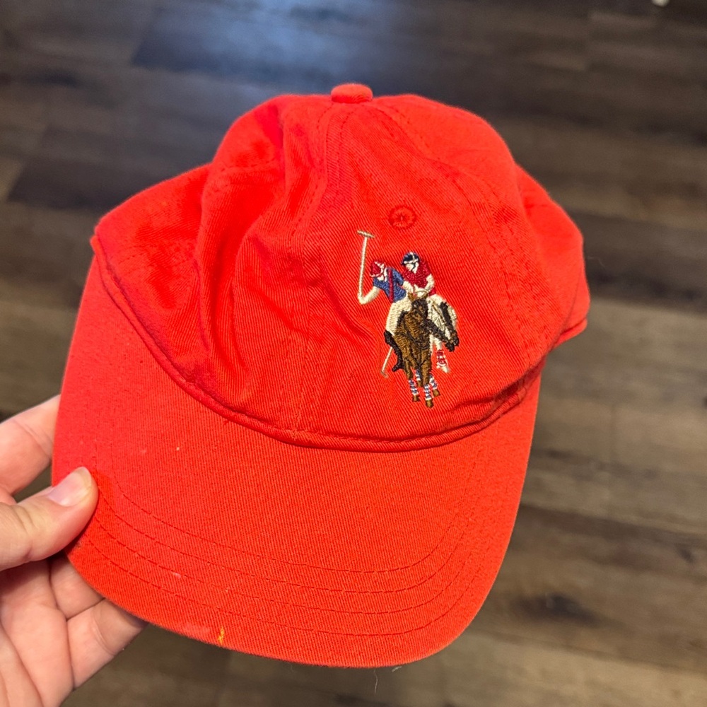 U.S polo red kids‎ hat